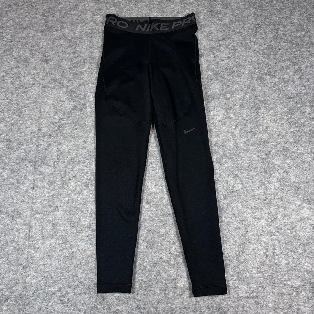 Nike Pro Dri-FIT Leggings Black Athletic Training Tights Women Size S